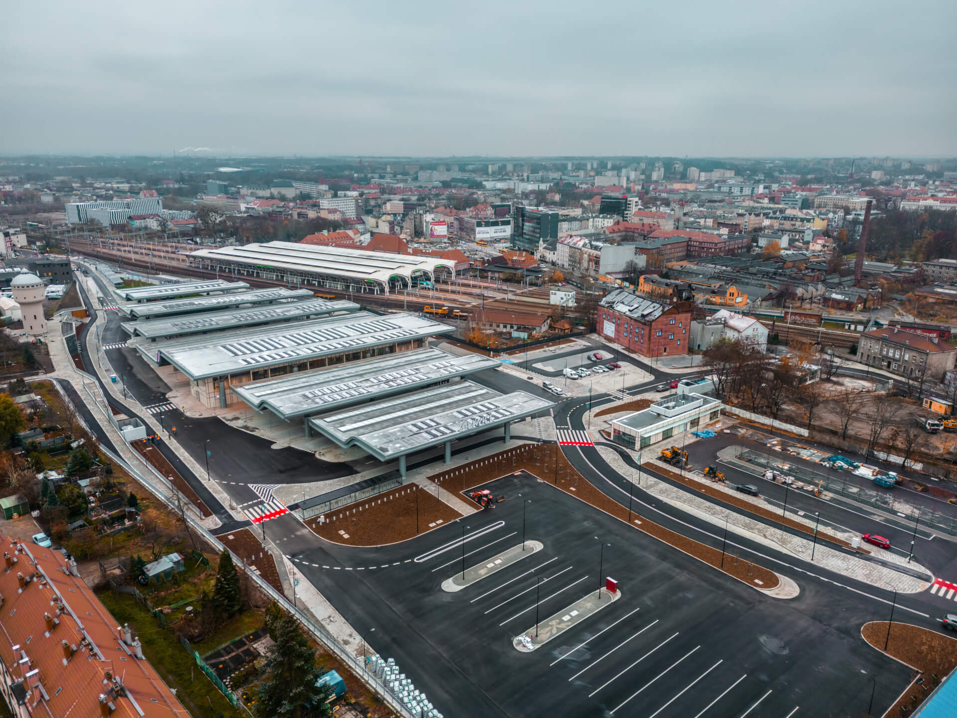 Centrum Przesiadkowe z góry