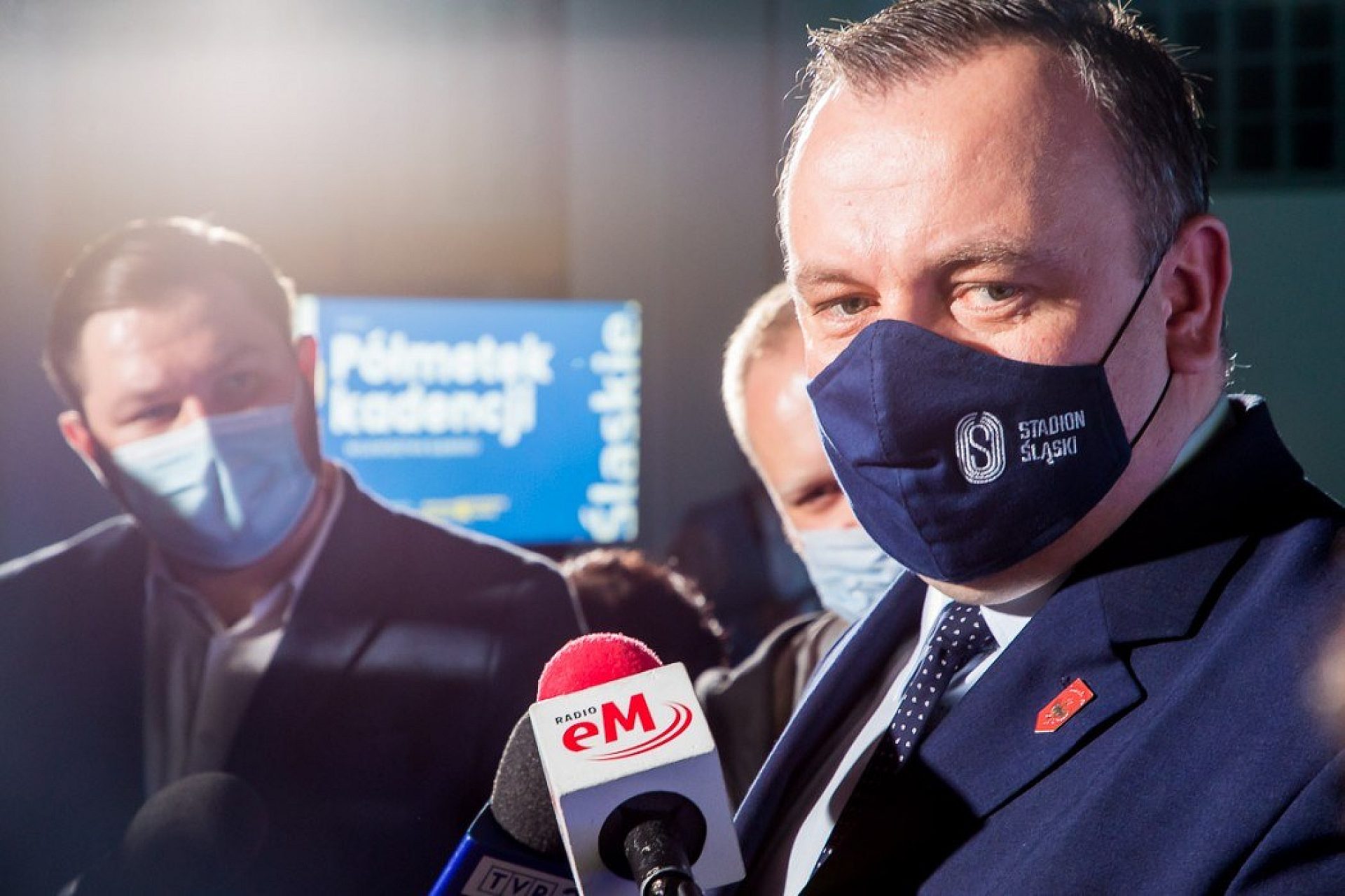 Jakub Chełstowski podczas konferencji prasowej Jakub Chełstowski podczas konferencji prasowej