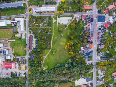 Park przy ul. Szpitalnej w Knurowie Park przy ul. Szpitalnej w Knurowie