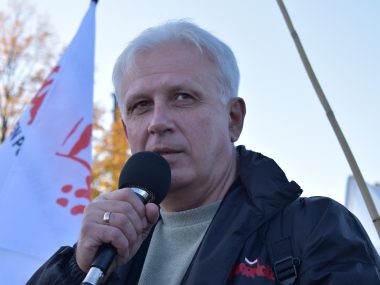 Dominik Kolorz, przewodniczący zarządu Regionu-Sląskiego NSZZ "Solidarność" Dominik Kolorz, przewodniczący zarządu Regionu-Sląskiego NSZZ "Solidarność"