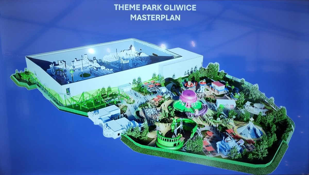 Tak będzie wyglądać park rozrywki w Gliwicach. Wizualizacje