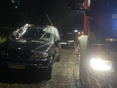 W nocy 15 września pod Częstochową okradziono strażaków Osp cicie samochody strazy