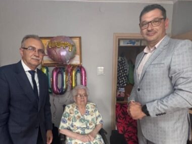 Maria Wrodarczyk z Radzionkowa świętowała swój jubileusz 100. urodziny Marii Wrodarczyk z Radzionkowa